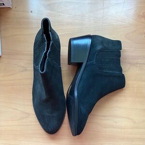 Joie Black Suede Ankle Booties